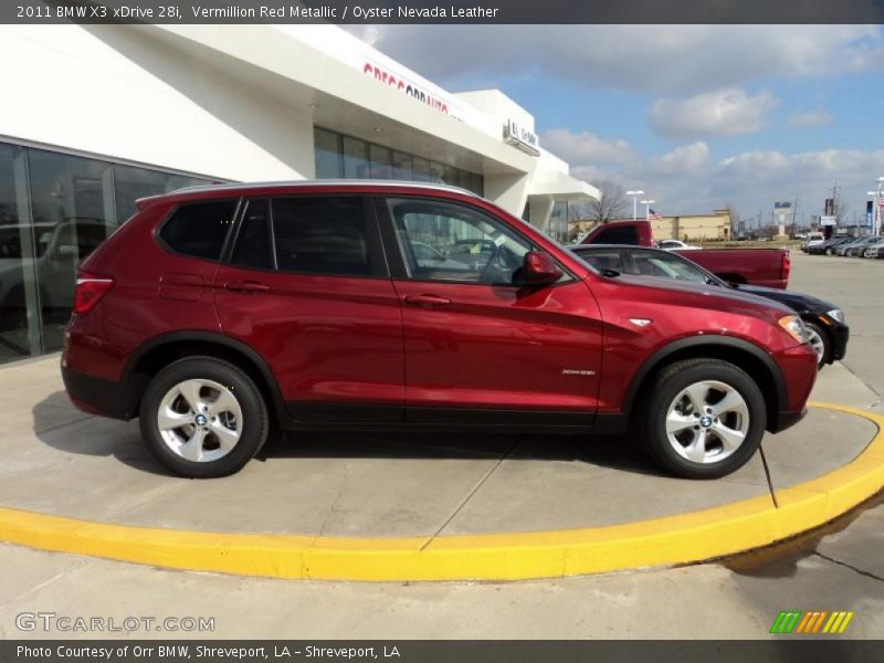  2011 X3 xDrive 28i Vermillion Red Metallic