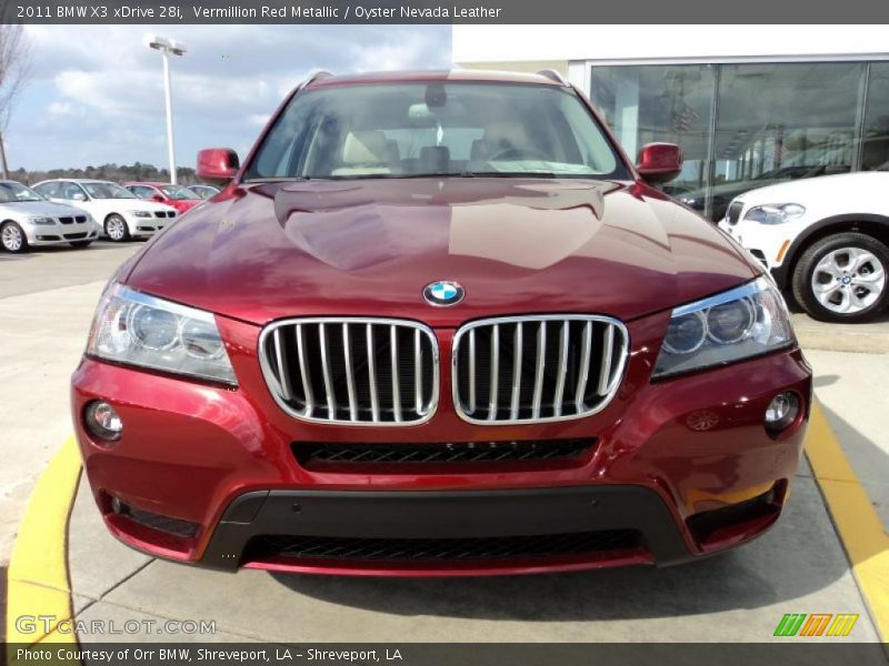  2011 X3 xDrive 28i Vermillion Red Metallic