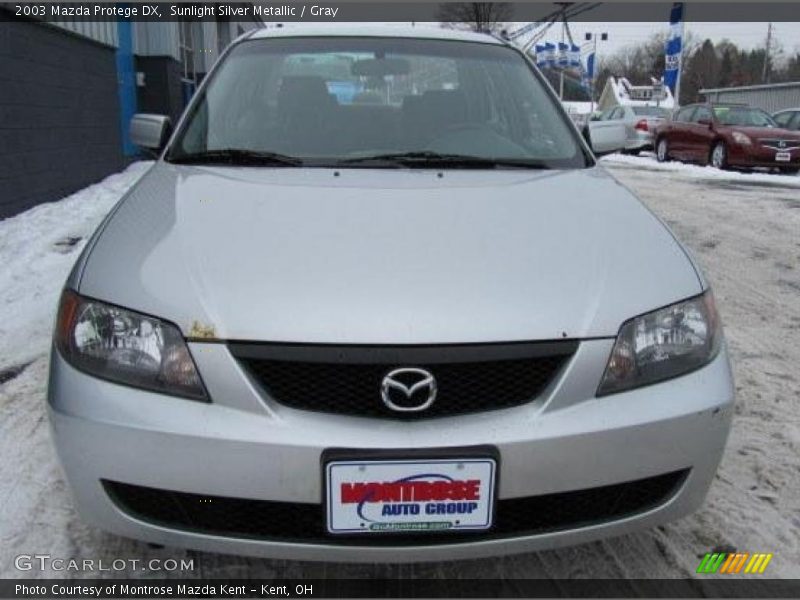 Sunlight Silver Metallic / Gray 2003 Mazda Protege DX