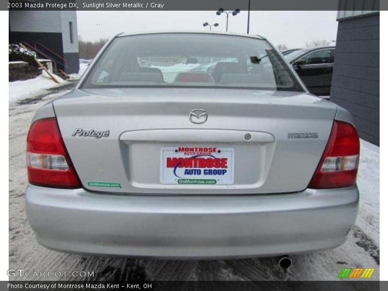 Sunlight Silver Metallic / Gray 2003 Mazda Protege DX