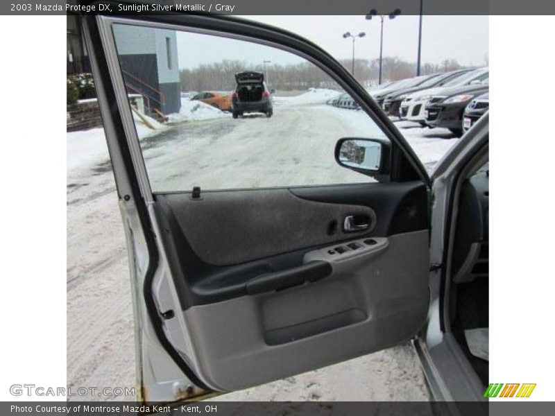 Sunlight Silver Metallic / Gray 2003 Mazda Protege DX