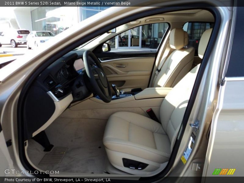 Milano Beige Metallic / Venetian Beige 2011 BMW 5 Series 528i Sedan