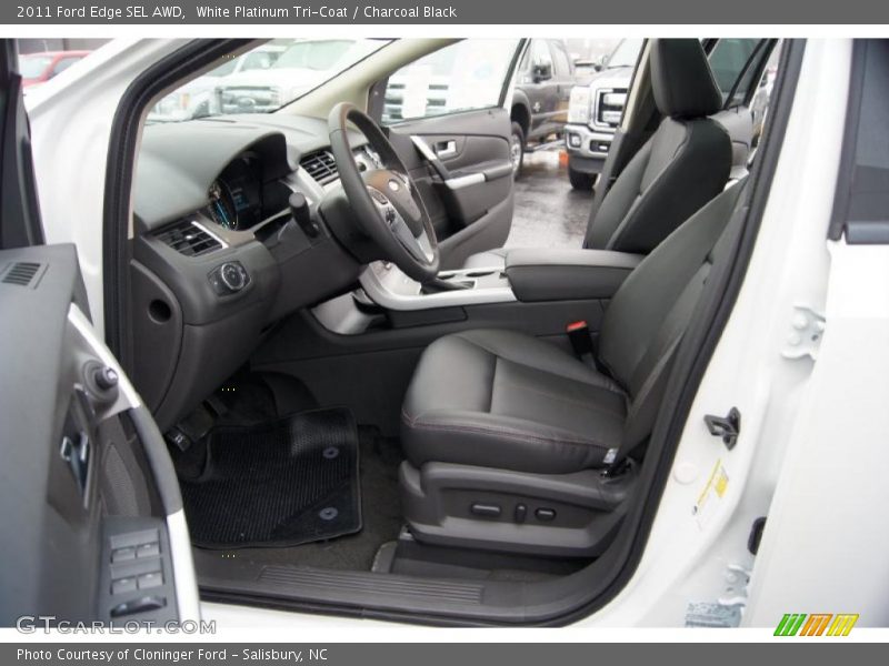  2011 Edge SEL AWD Charcoal Black Interior