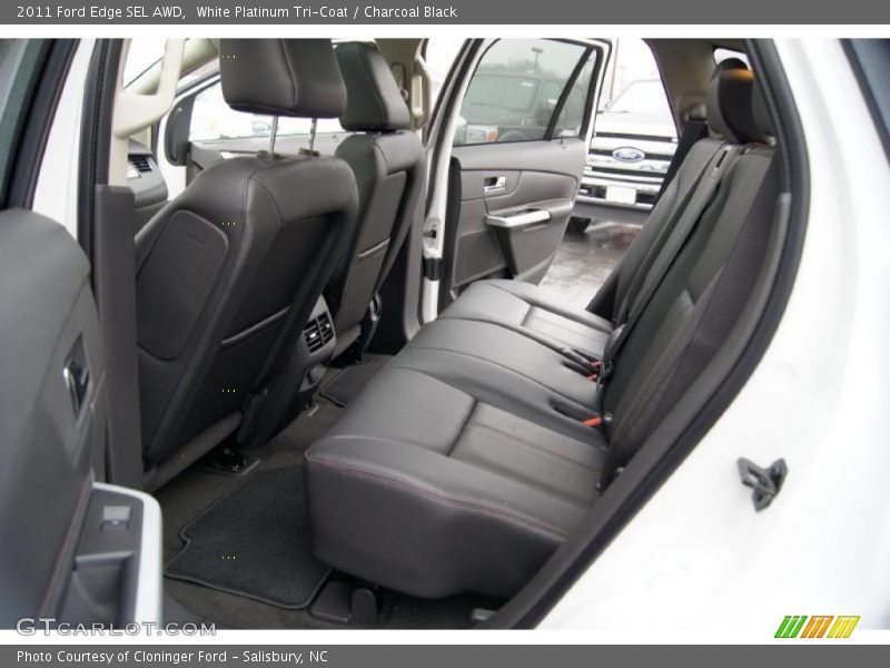  2011 Edge SEL AWD Charcoal Black Interior
