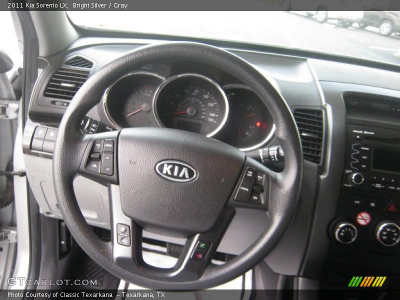 Bright Silver / Gray 2011 Kia Sorento LX