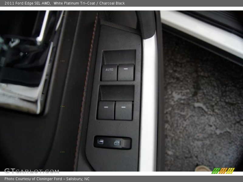 White Platinum Tri-Coat / Charcoal Black 2011 Ford Edge SEL AWD