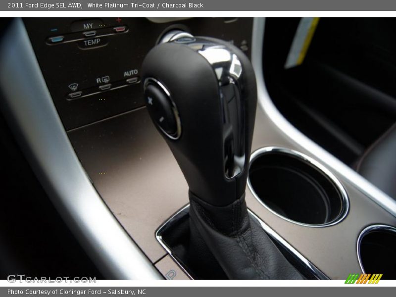 White Platinum Tri-Coat / Charcoal Black 2011 Ford Edge SEL AWD