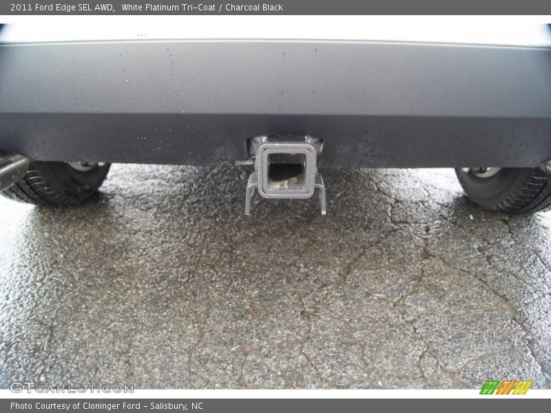 White Platinum Tri-Coat / Charcoal Black 2011 Ford Edge SEL AWD