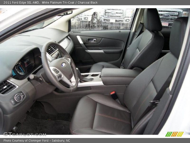 2011 Edge SEL AWD Charcoal Black Interior