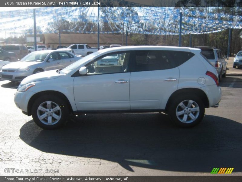 Pearl White / Cafe Latte 2006 Nissan Murano SL AWD