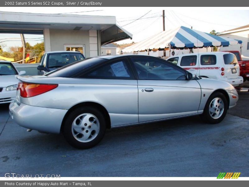 Silver / Gray/Ebony 2002 Saturn S Series SC2 Coupe