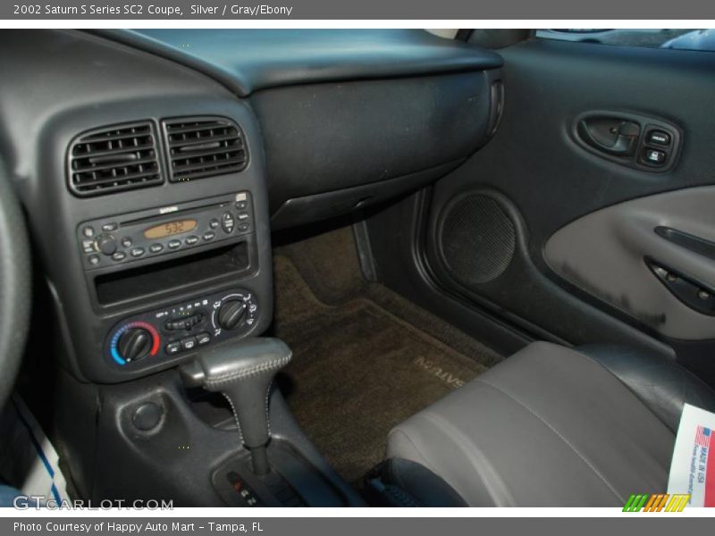 Silver / Gray/Ebony 2002 Saturn S Series SC2 Coupe