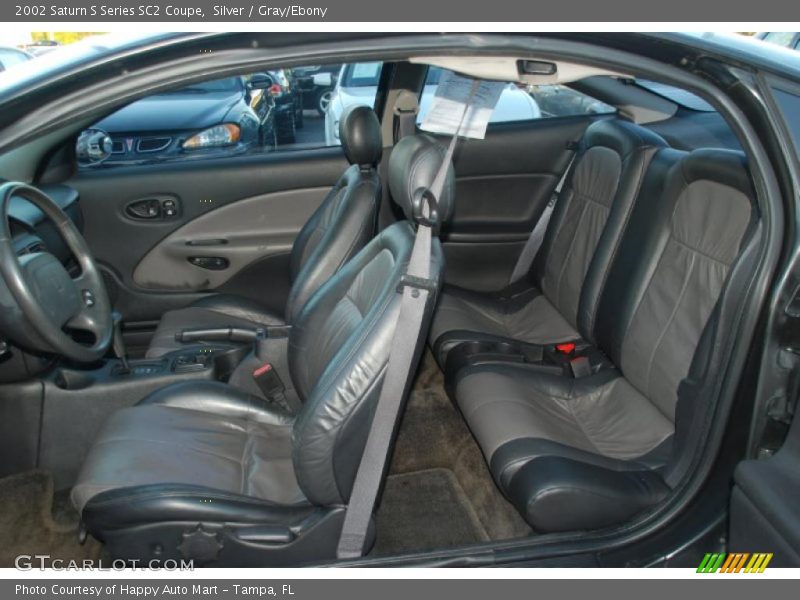 Silver / Gray/Ebony 2002 Saturn S Series SC2 Coupe