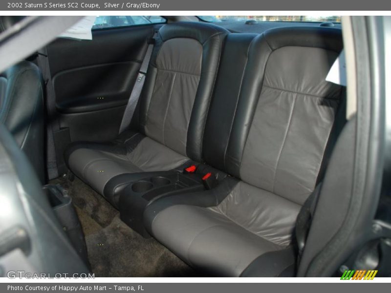 Silver / Gray/Ebony 2002 Saturn S Series SC2 Coupe