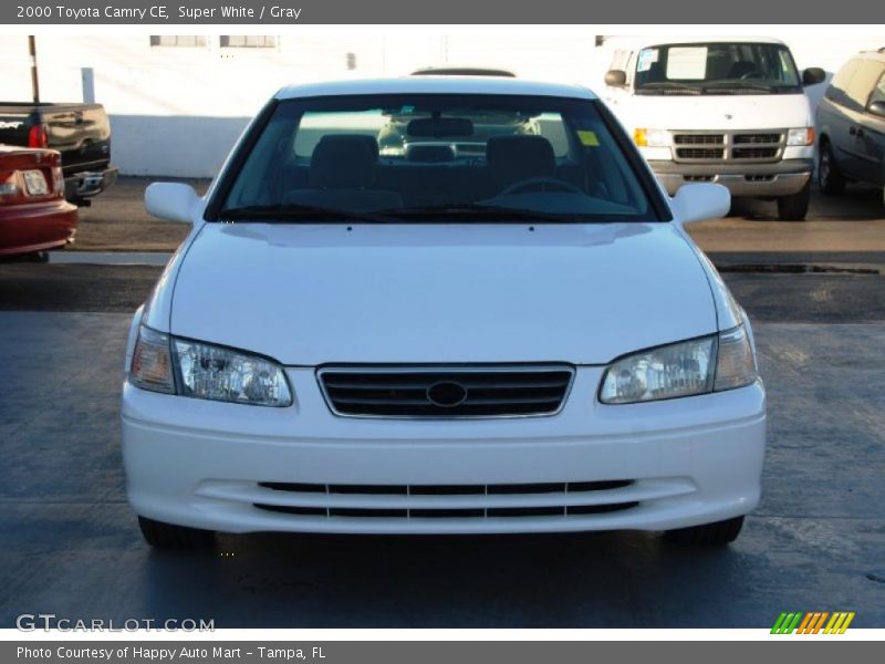 Super White / Gray 2000 Toyota Camry CE