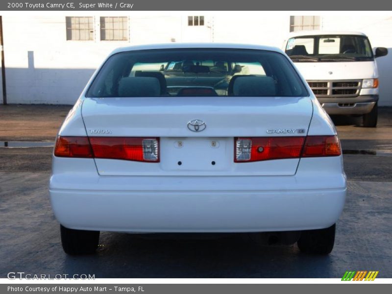 Super White / Gray 2000 Toyota Camry CE