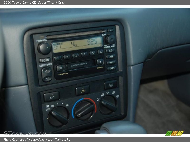Super White / Gray 2000 Toyota Camry CE
