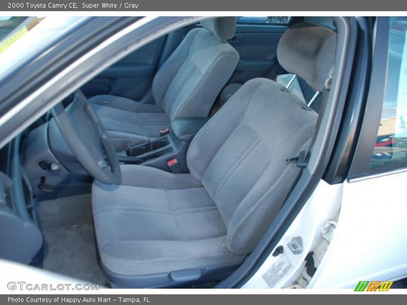 Super White / Gray 2000 Toyota Camry CE