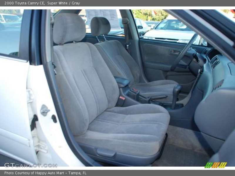 Super White / Gray 2000 Toyota Camry CE