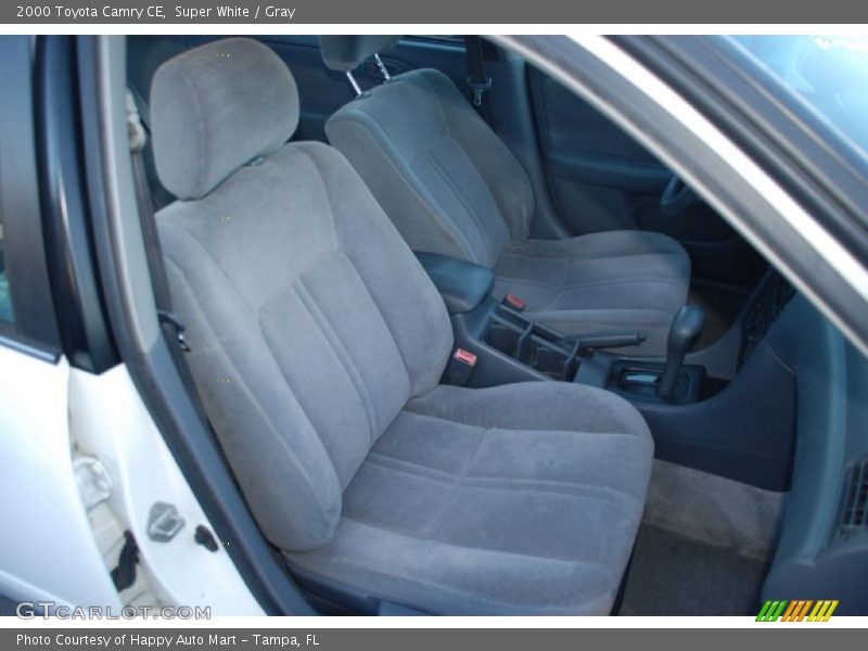 Super White / Gray 2000 Toyota Camry CE