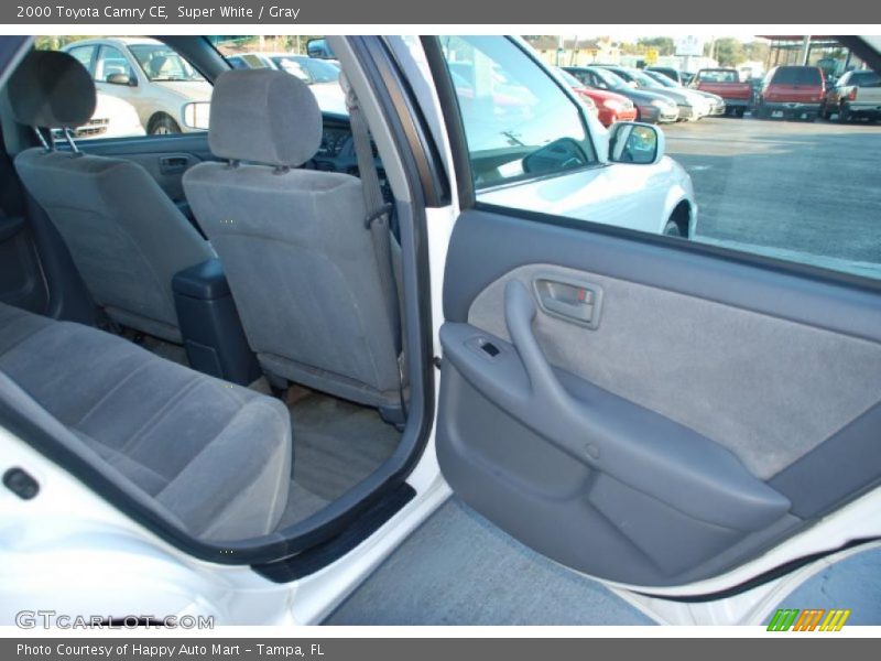 Super White / Gray 2000 Toyota Camry CE