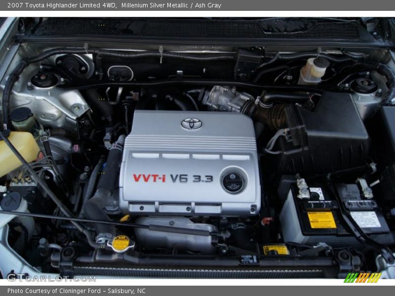 Millenium Silver Metallic / Ash Gray 2007 Toyota Highlander Limited 4WD
