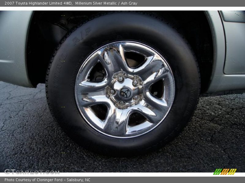 Millenium Silver Metallic / Ash Gray 2007 Toyota Highlander Limited 4WD