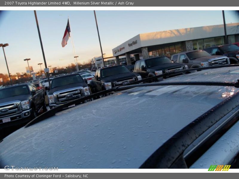 Millenium Silver Metallic / Ash Gray 2007 Toyota Highlander Limited 4WD
