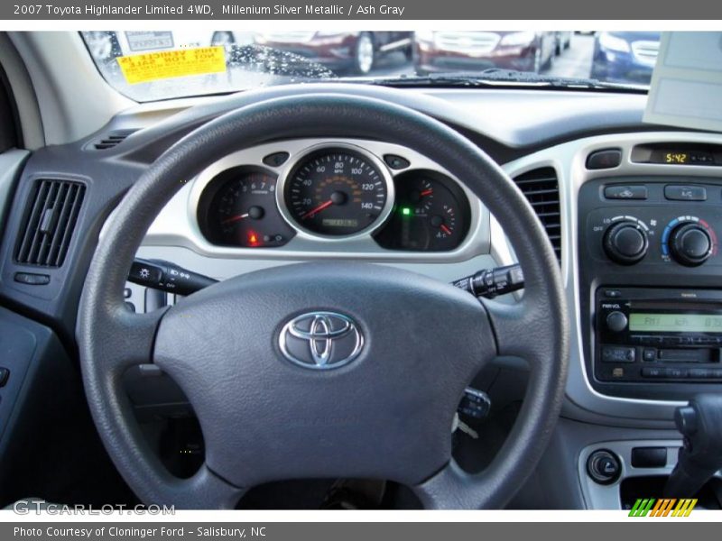 Millenium Silver Metallic / Ash Gray 2007 Toyota Highlander Limited 4WD