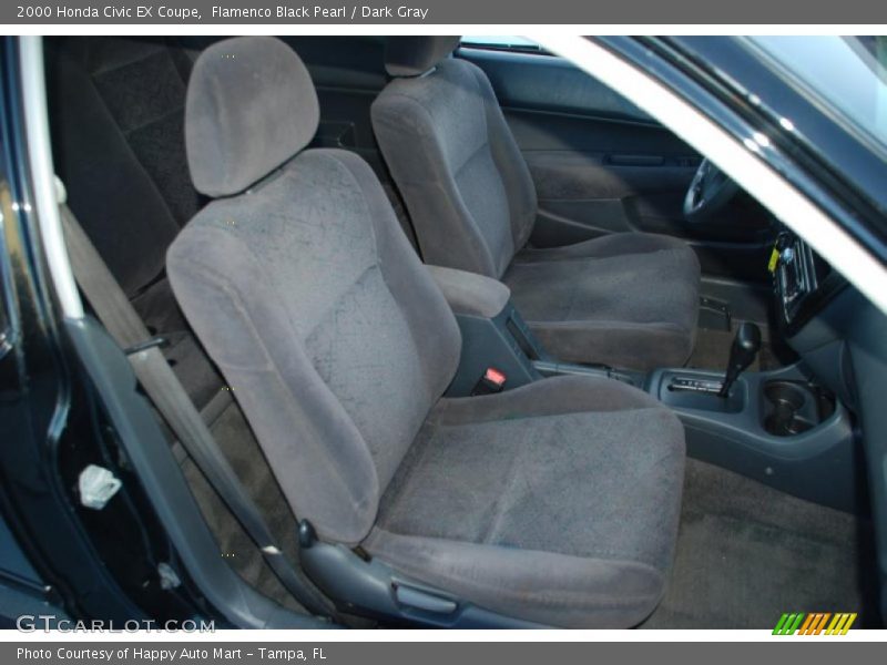 Flamenco Black Pearl / Dark Gray 2000 Honda Civic EX Coupe