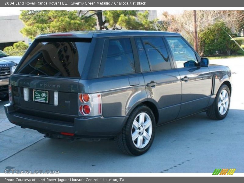 Giverny Green Metallic / Charcoal/Jet Black 2004 Land Rover Range Rover HSE