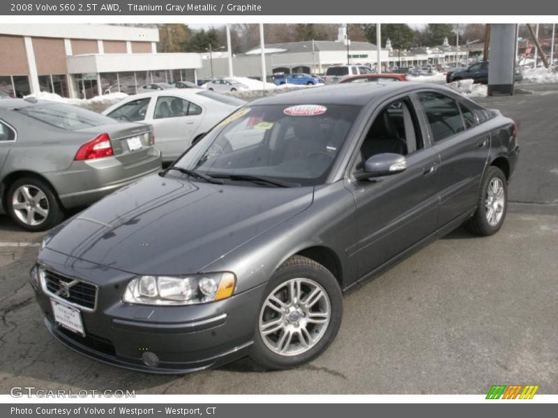 Titanium Gray Metallic / Graphite 2008 Volvo S60 2.5T AWD