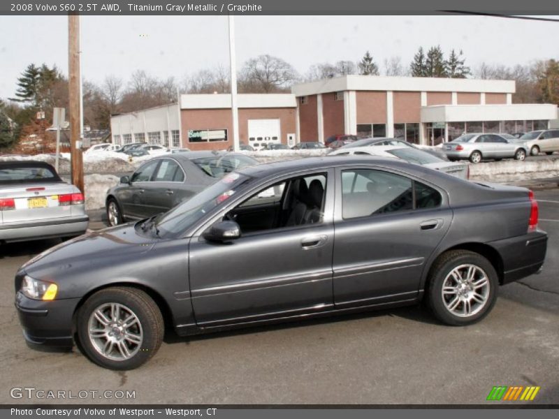 Titanium Gray Metallic / Graphite 2008 Volvo S60 2.5T AWD
