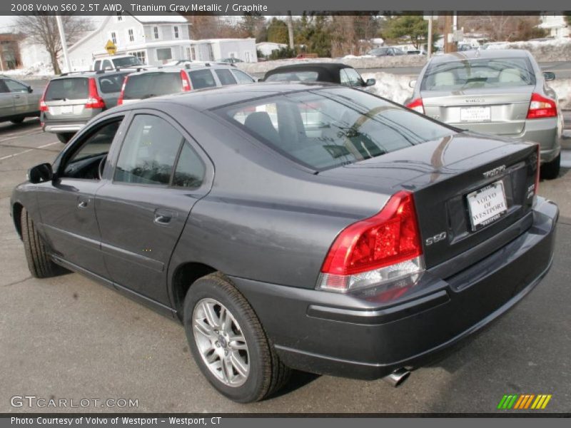 Titanium Gray Metallic / Graphite 2008 Volvo S60 2.5T AWD
