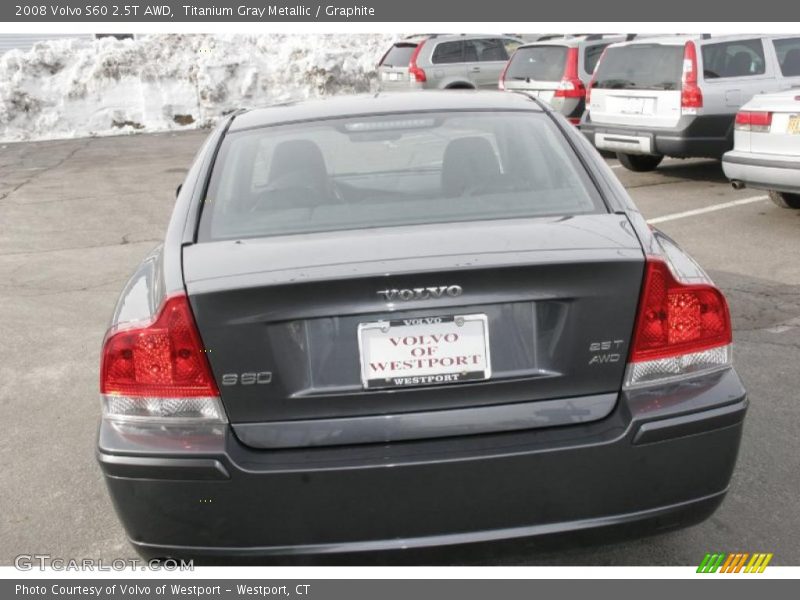 Titanium Gray Metallic / Graphite 2008 Volvo S60 2.5T AWD