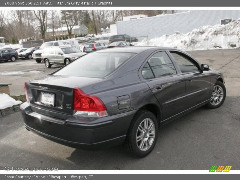 Titanium Gray Metallic / Graphite 2008 Volvo S60 2.5T AWD