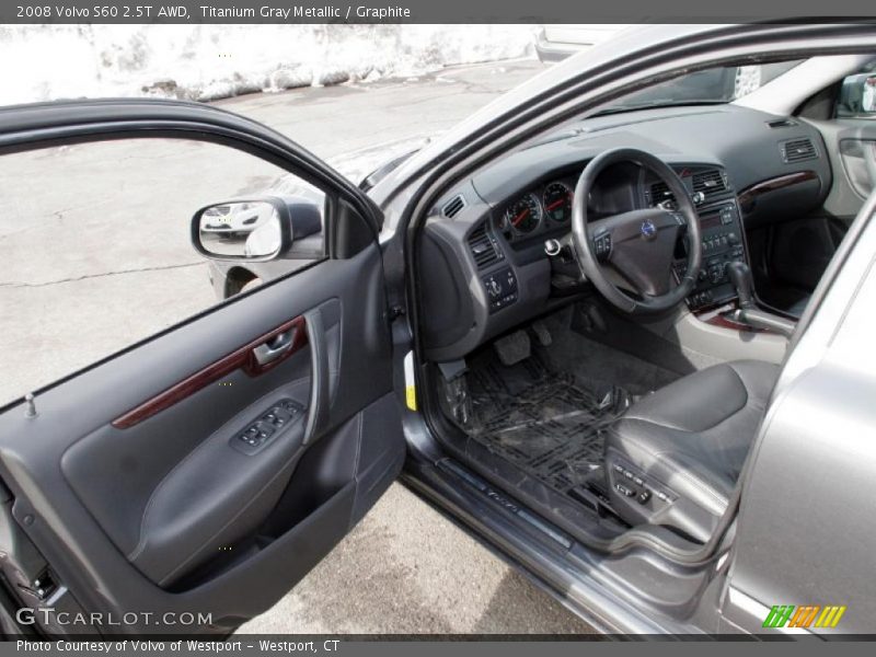 Titanium Gray Metallic / Graphite 2008 Volvo S60 2.5T AWD