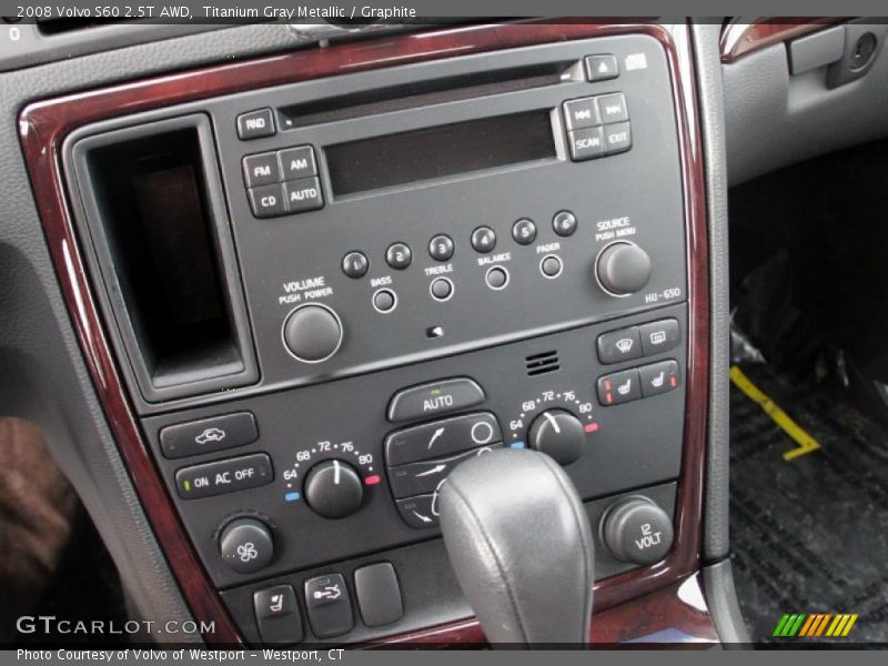 Titanium Gray Metallic / Graphite 2008 Volvo S60 2.5T AWD