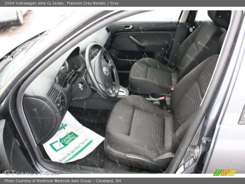 Platinum Grey Metallic / Grey 2004 Volkswagen Jetta GL Sedan