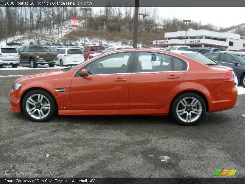  2008 G8  Ignition Orange Metallic