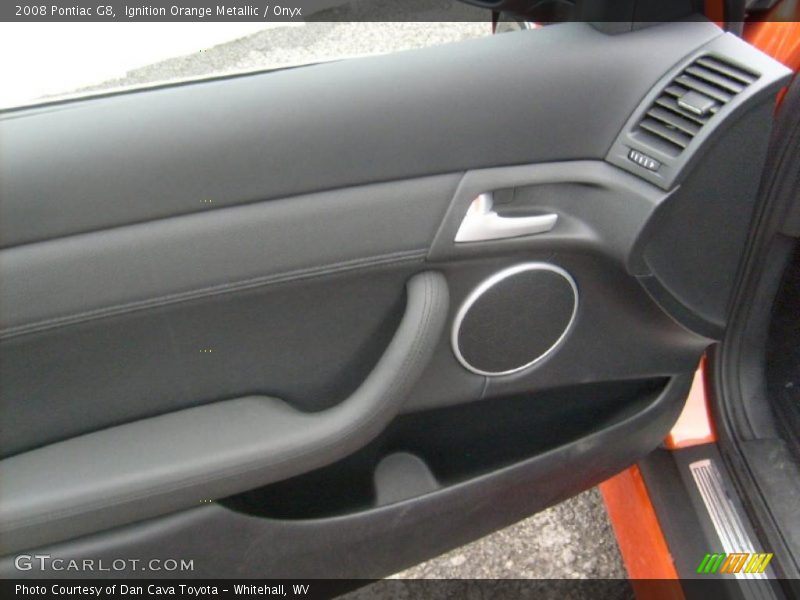 Ignition Orange Metallic / Onyx 2008 Pontiac G8