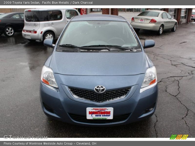 Pacific Blue Metallic / Dark Charcoal 2009 Toyota Yaris Sedan