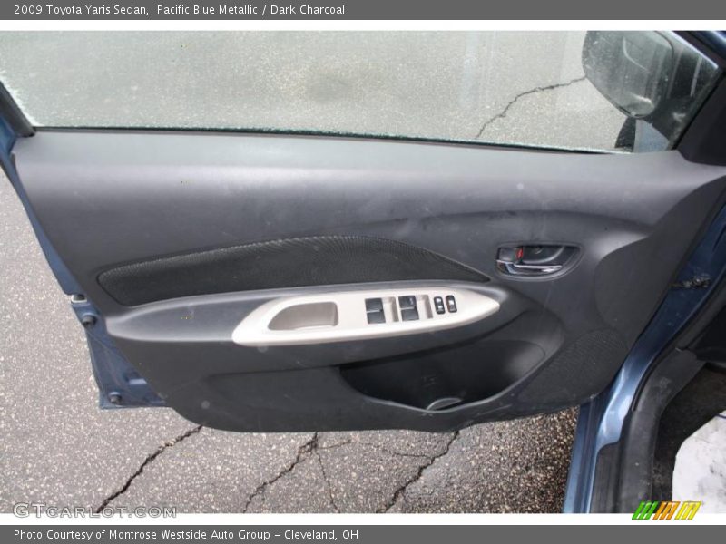 Pacific Blue Metallic / Dark Charcoal 2009 Toyota Yaris Sedan