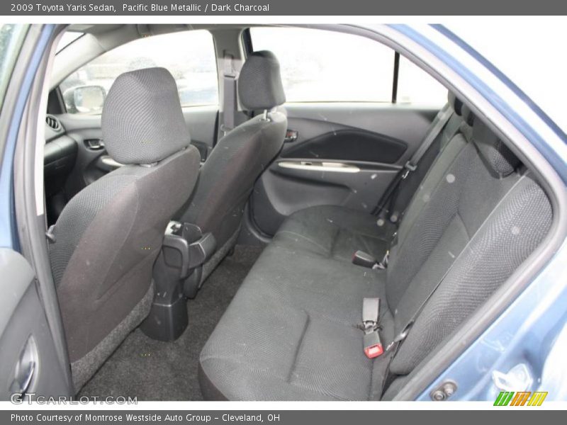 Pacific Blue Metallic / Dark Charcoal 2009 Toyota Yaris Sedan