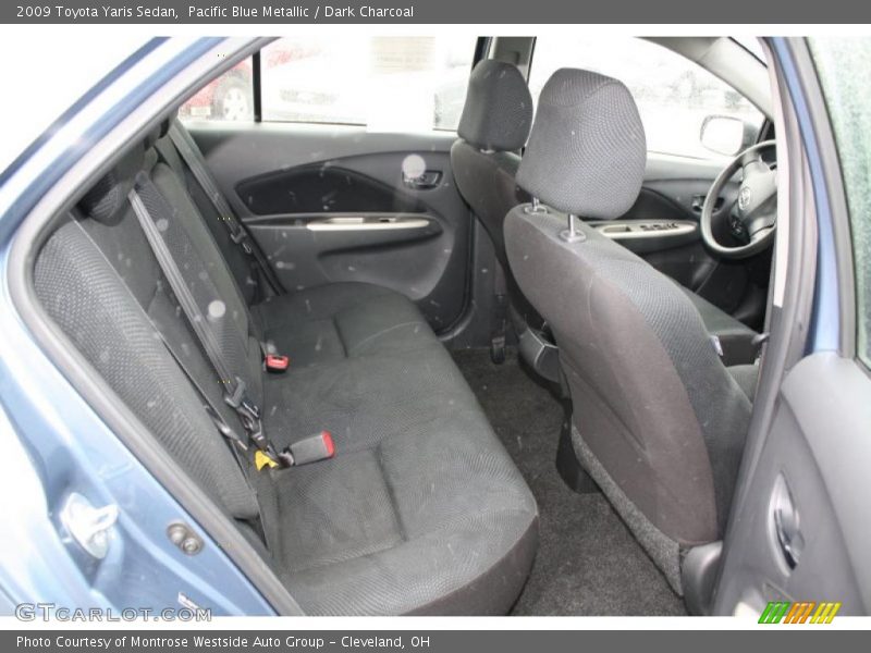 Pacific Blue Metallic / Dark Charcoal 2009 Toyota Yaris Sedan
