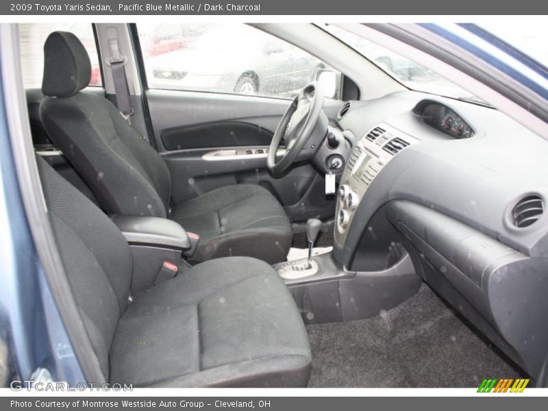 Pacific Blue Metallic / Dark Charcoal 2009 Toyota Yaris Sedan