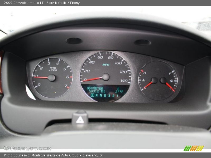 Slate Metallic / Ebony 2009 Chevrolet Impala LT