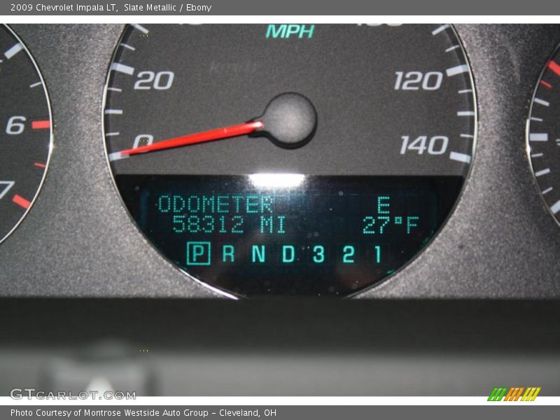 Slate Metallic / Ebony 2009 Chevrolet Impala LT