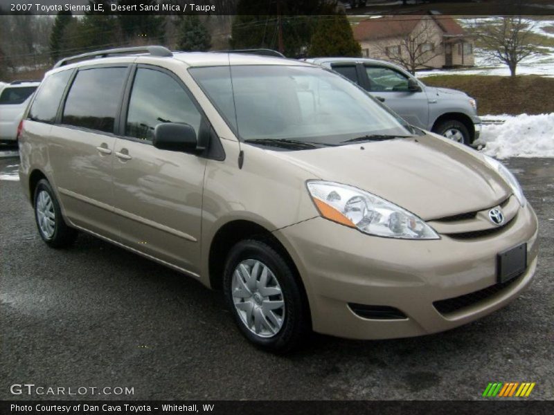 Desert Sand Mica / Taupe 2007 Toyota Sienna LE