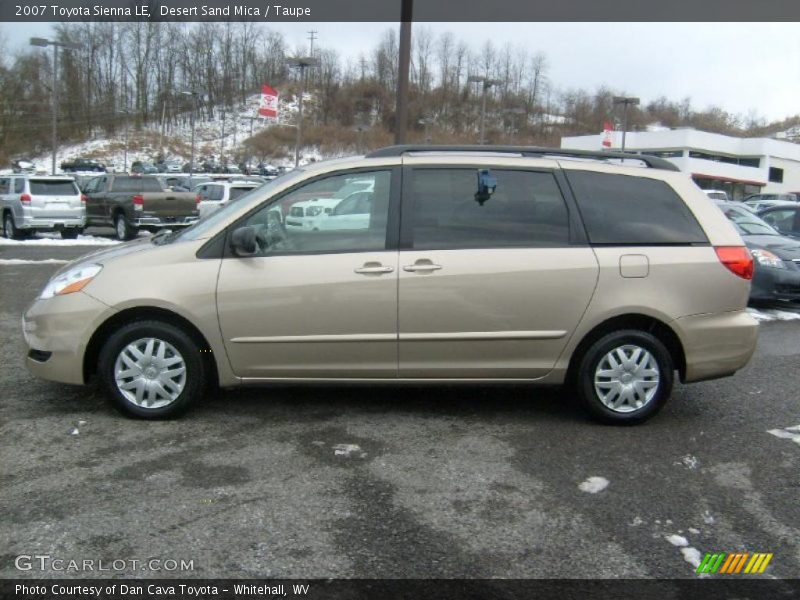 Desert Sand Mica / Taupe 2007 Toyota Sienna LE